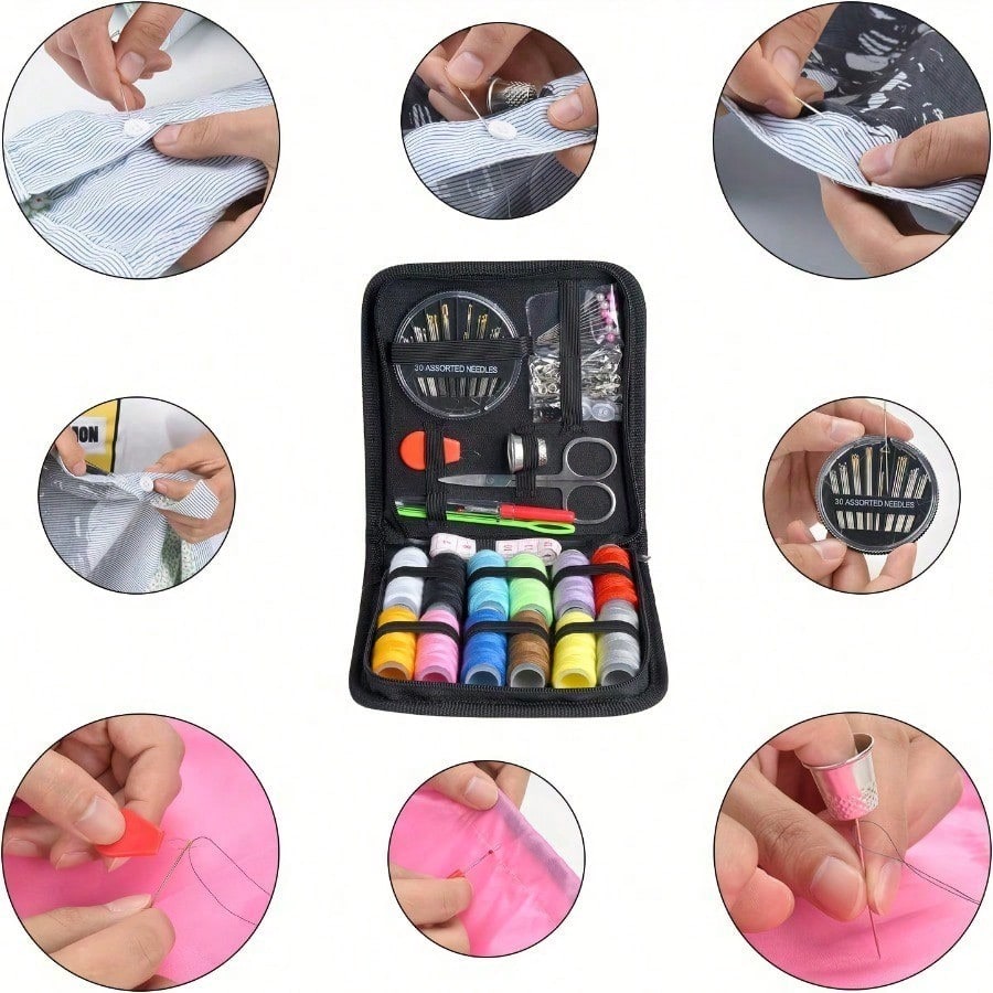 1Pc Portable Sewing Kit, Multi - Travel Accessories Gift Set 评论和价格