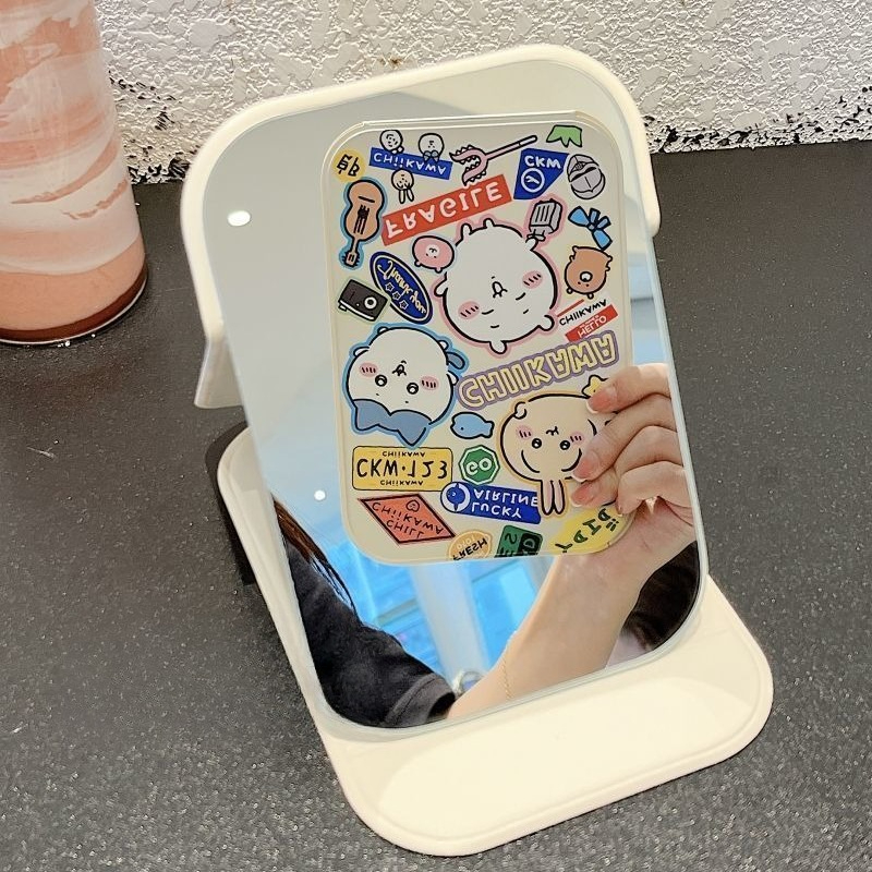 Ckw Foldable Makeup Mirror Cut - Travel Accessories Essentials 评论和价格