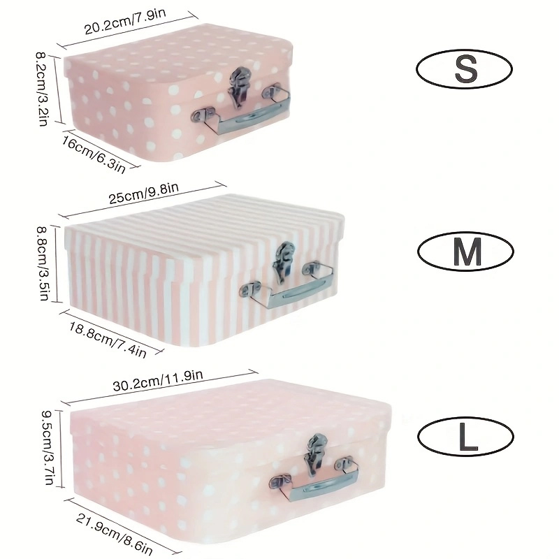 3pcs Vintage Style Cardboard B - Travel Accessories Gift Set 评论和价格