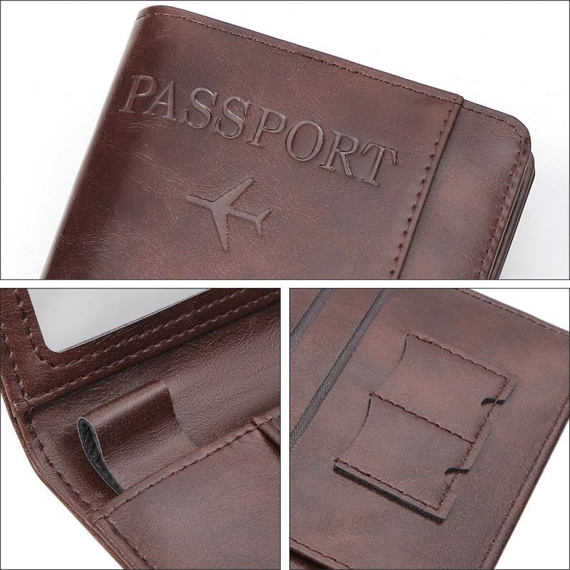 1PC Lightweight Passport Walle - Travel Accessories For Plane 评论和价格